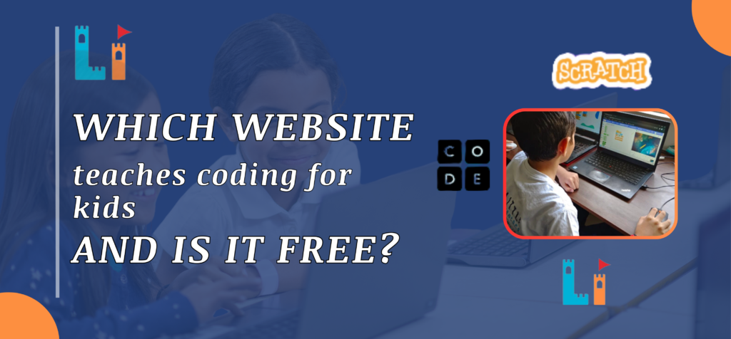 Which website teaches coding for kids, and is it free?