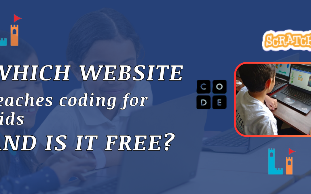 Which website teaches coding for kids, and is it free?